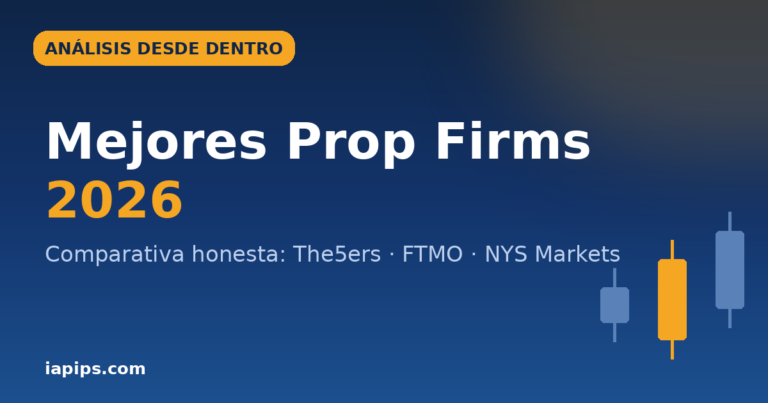 Comparativa de las mejores prop firms 2026: The5ers, FTMO y NYS Markets